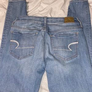 Light wash jeggins
